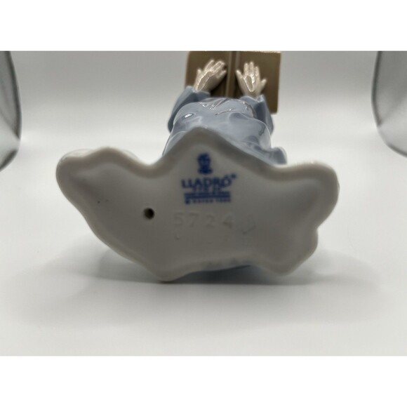 Lladro ANGELIC VOICE Cherub Angel Figurine #5724 Glazed 6.5" No Box - Picture 6 of 6